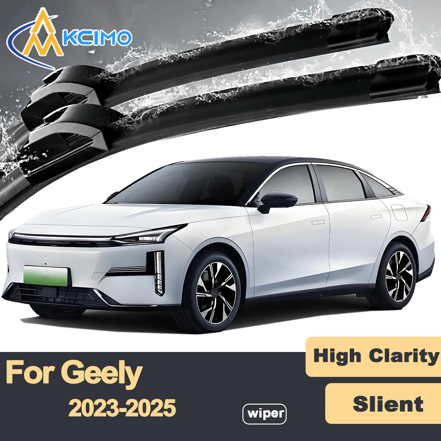 

Premium Rubber Durable Silent Windshield Wiper Blades 2pcs for Geely Galaxy L6 2023-2025 Front Wiper Blades Set
