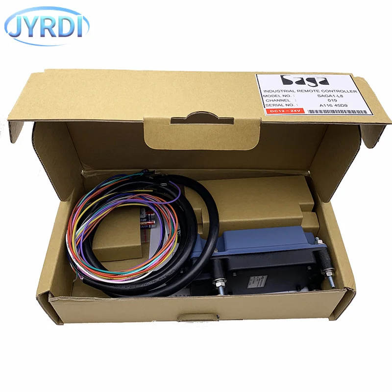Saga-L8 Mini 6 buttons single speed Industrial Wireless Radio Crane Remote Control switches winches track Crane Controller lift