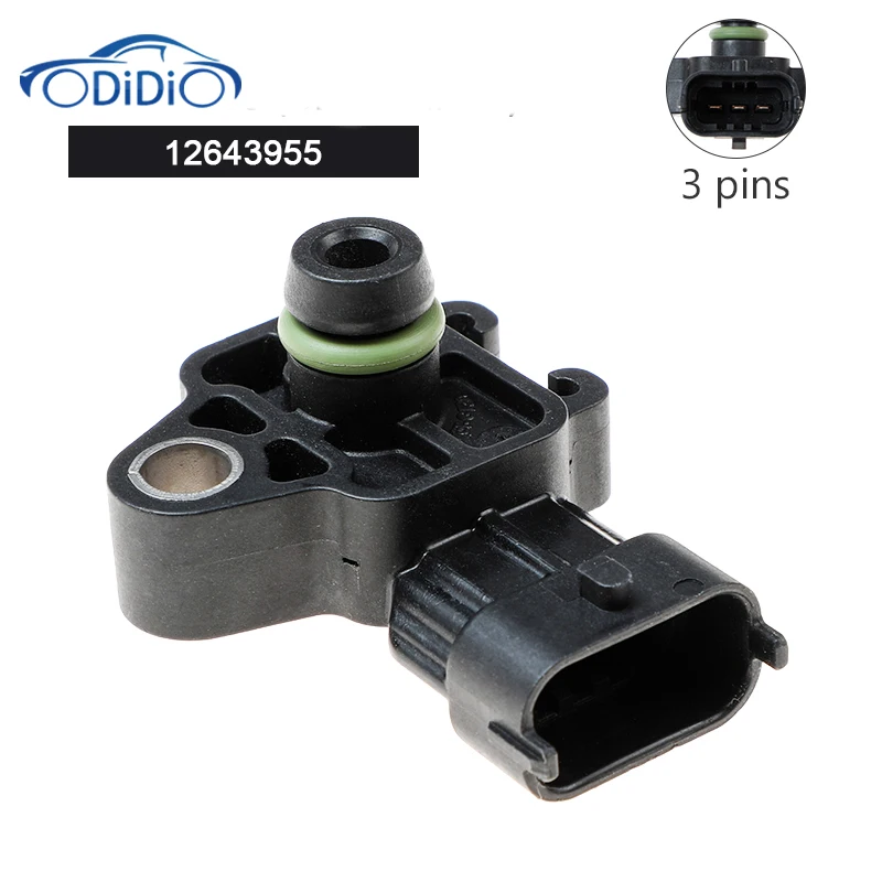 12643955 3 Pins Manifold Intake Air Pressure MAP Sensor 12612110 12635044 2134647 For Acdelco GM 6.6L 2.0L