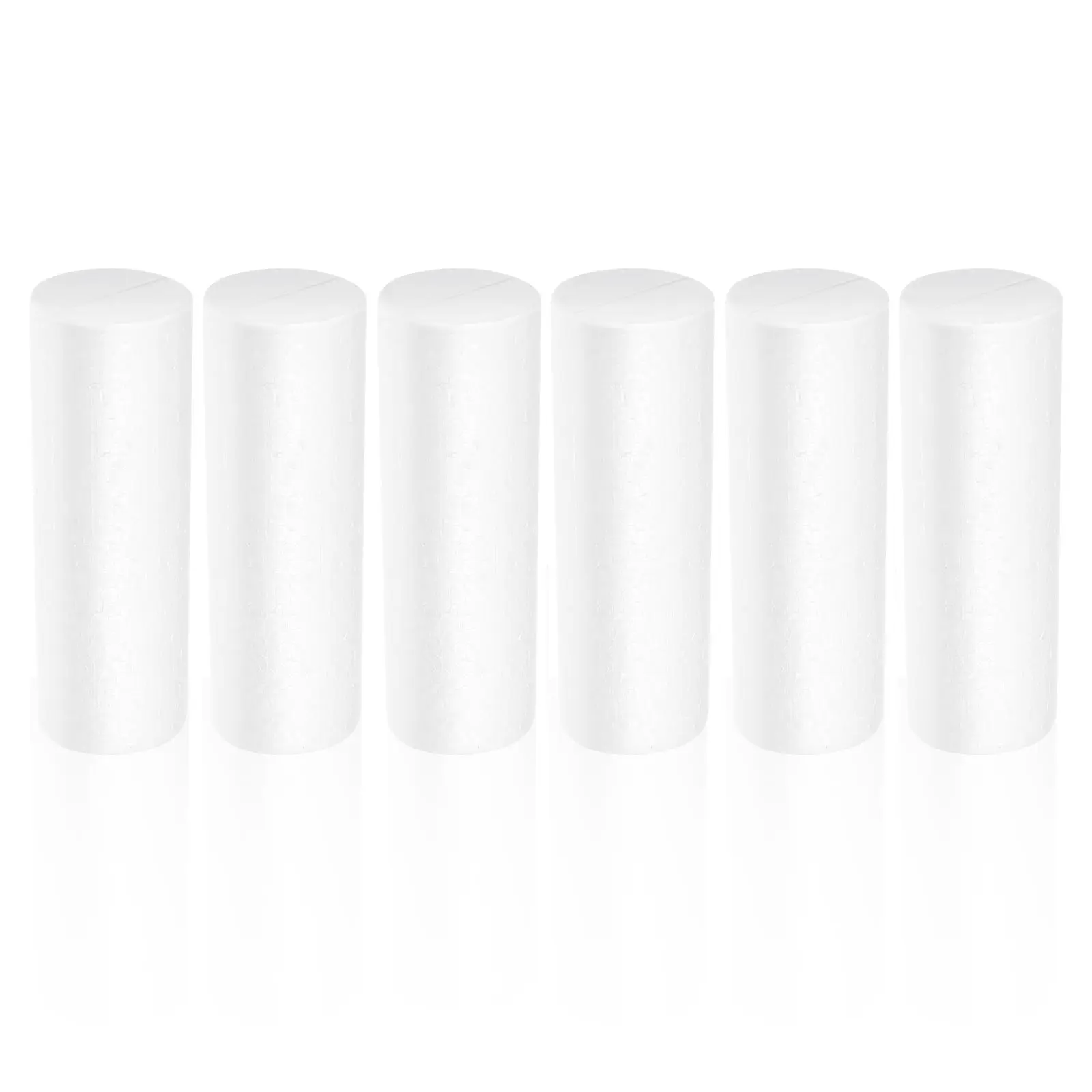 

6 шт. DIY цилиндр пенопластовые поделки Премиум качество под покраску клейкий рождественский орнамент декоративный цилиндр украшение