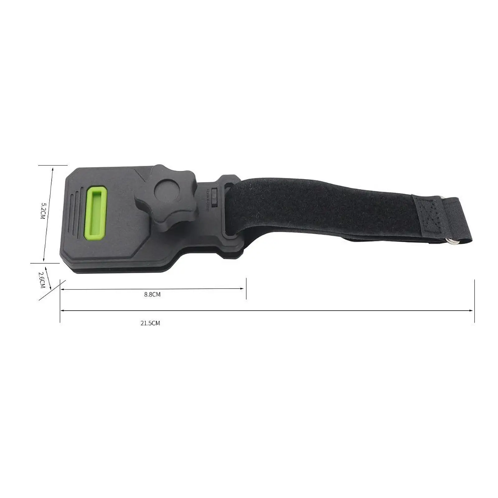 2 Pieces RV Awning Clamps Grips Adjustable Strap Nylon 2 inch Wide Fasteners Holders Soft Grippers for Tarpaulin Black