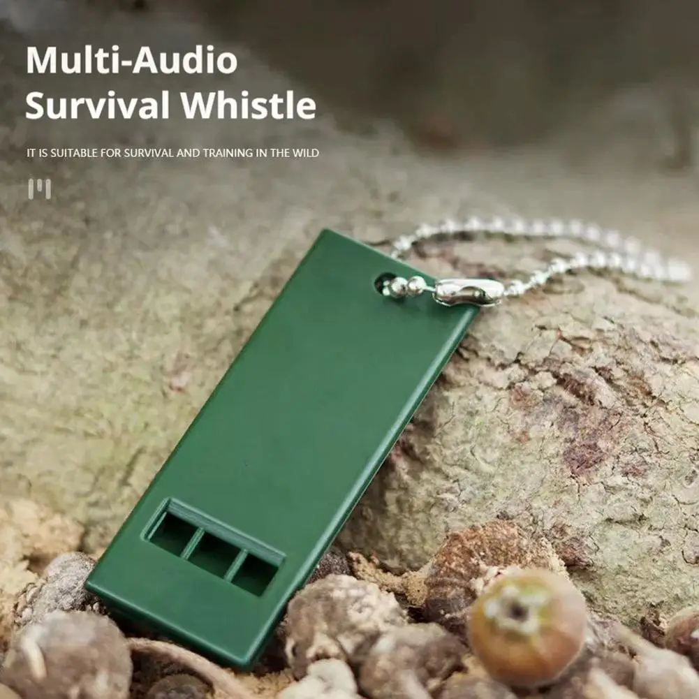 10/20 個高デシベル 3 周波数ホイッスル屋外緊急サバイバルホイッスルキャンプハイキング狩猟サバイバルホイッスルギア用