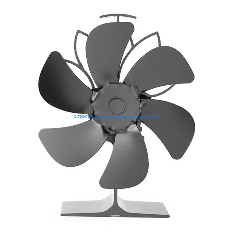 

367D Newly Designed Heat Powered Stove Fan Disperses Warm Air Through House Quiet Fireplace Fan for Gas Pellet
