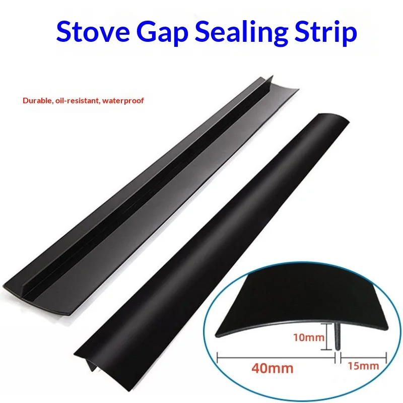 

Кухонная Т-образная уплотнительная лента для плиты, термостойкая, с силиконовым наполнением, маслостойкая, пылезащитная, герметизирующая