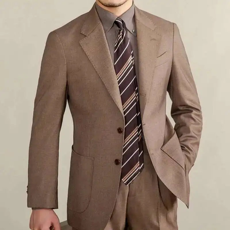 Top Quality Men Streetwear Suit Jacket Vintage Single-breasted Blazer 2023 Fall Hombre Business Casual Suit Blazer Coat Uniform
