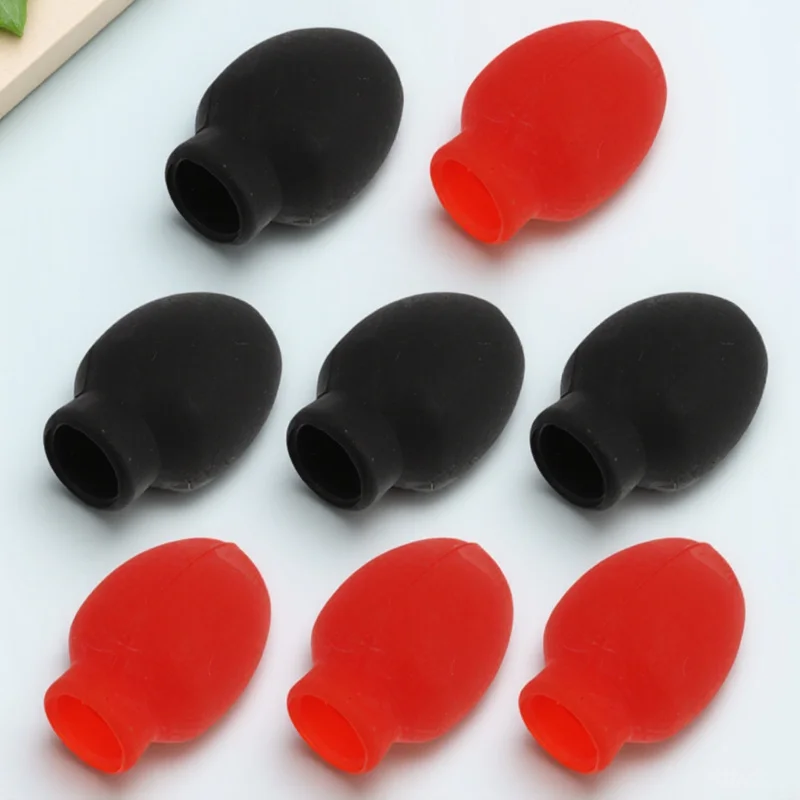 

8pcs Silicone Drum Practice Tips Replacement Rubber Drum Dampener For Outdoor Silent Drumming Drumstick Accessories Percussion