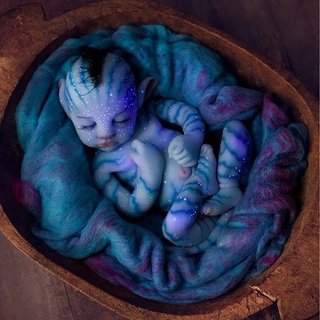 Muneca Reborn Fairy Avatar con ojos cerrados o abiertos Kit Reborn regalo para ninas AliExpress