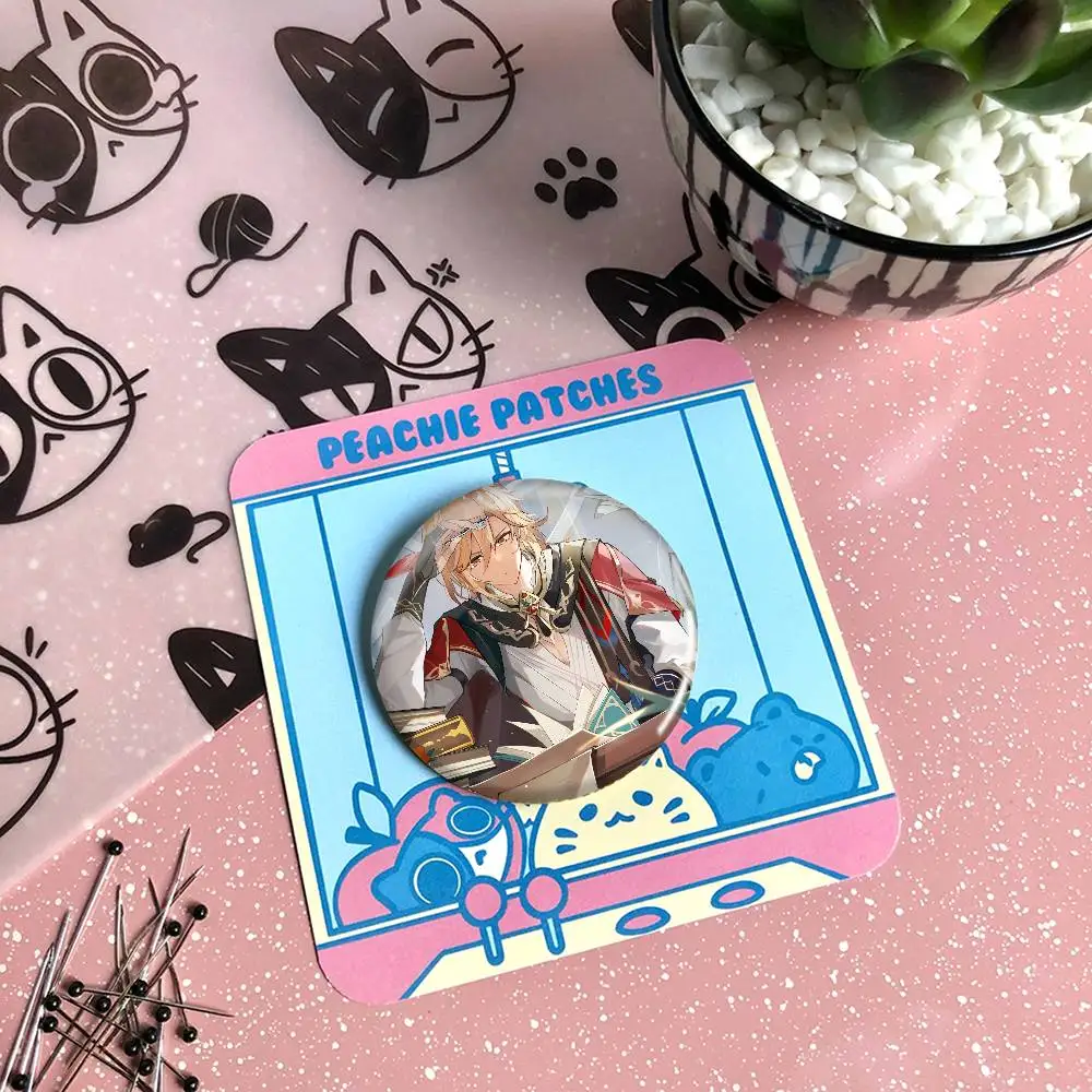 Genshin Impact K- Kaveh شارات دبابيس التلبيب دبابيس قبعة دبابيس دبابيس الهدايا ديكور حقائب الظهر #3