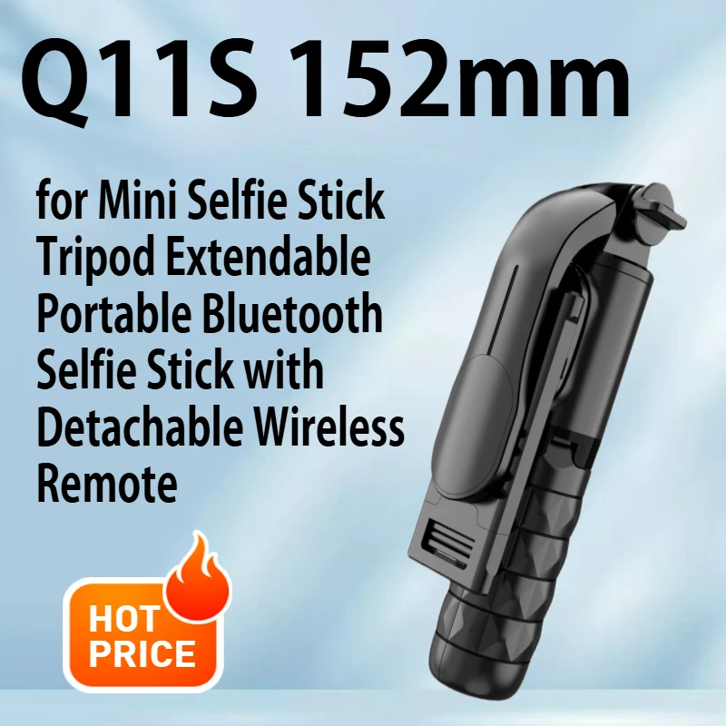 

Mini selfie stick tripod, portable phone selfie tool, anti shake, extendable camera Bluetooth holder
