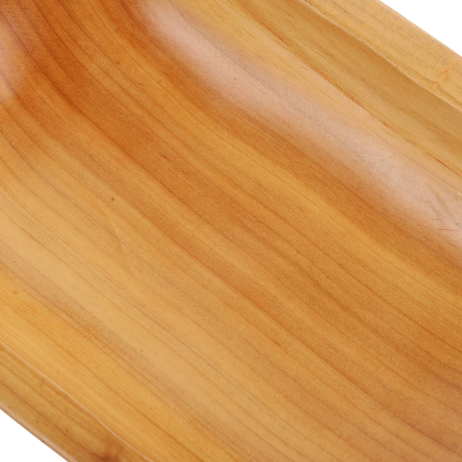 

Wood Serving Tray Mango Shape Fruit Bowl Large Capacity Anti-Skid Design for Desserts Snacks Bread Home Party Hotel Decorative