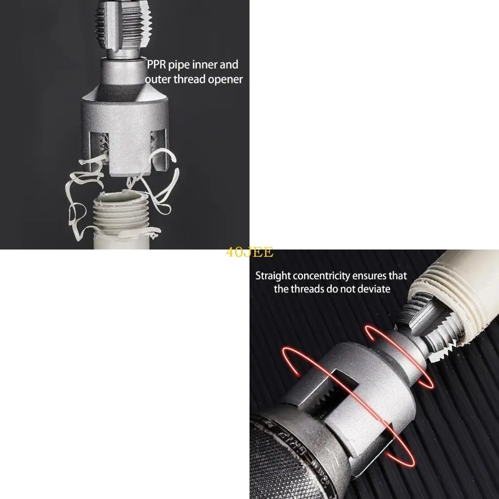 

40je 3/4 'Инструмент резьбы трубы Внутренний и внешний инструмент резьбы трубки для дома