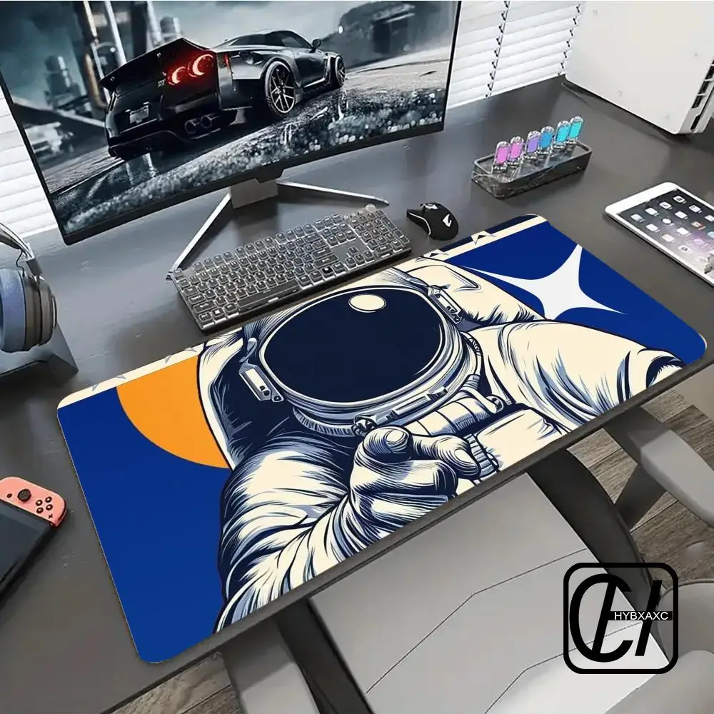 

Astronaut Mouse Pad Cute HD Mousepad Pad Extended Gaming Keyboard LargeMousepad 90x40cm XXL Gamer Mousepad