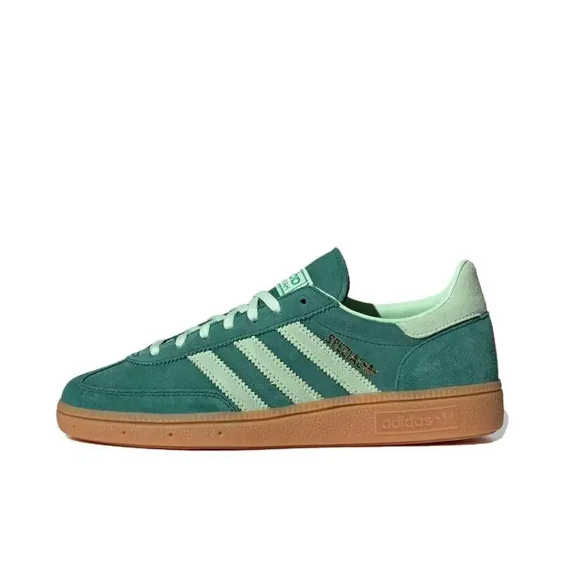 Adidas Origins HANDBALL SPEZIAL Comfortable, Wear Resistant, Anti Slip Low Cut Board Shoes for Men and Women in Blue Brown