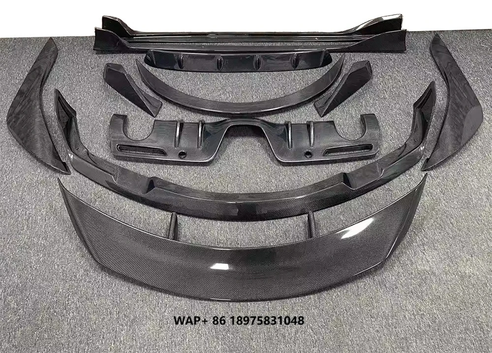 

2019-2020 A90 front bumper lip rear diffuser side skirt spoiler body kit