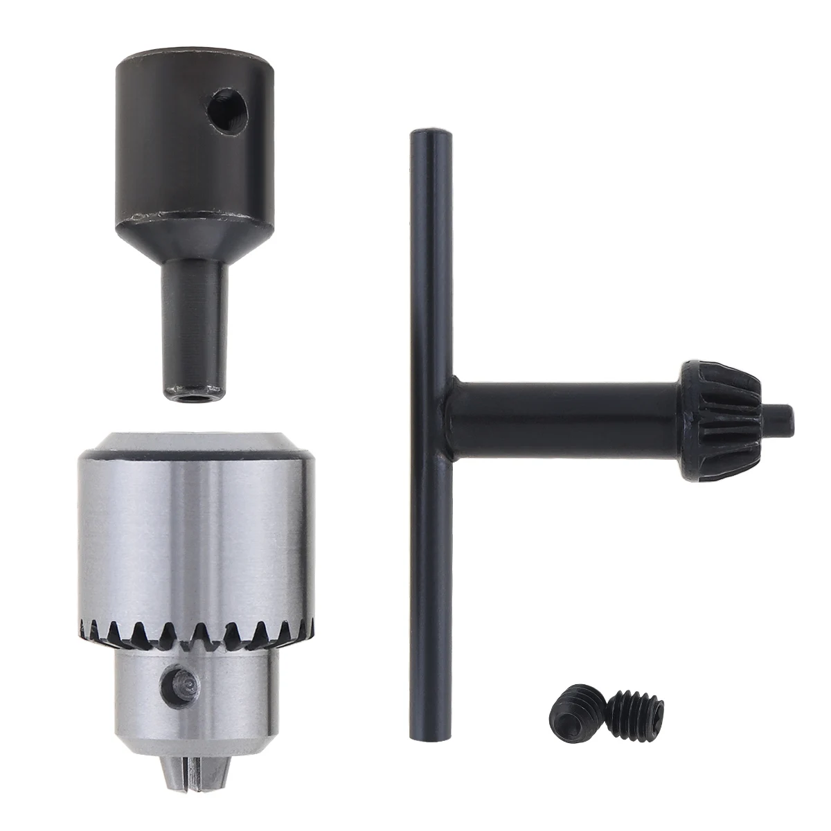

0.3-4mm JTO 1/4'' Chuck DIY Electric Drill Collet Chuck with Hexagon Key Wrench Mini Drill Chuck Connecting Rod Shaft Sleeve