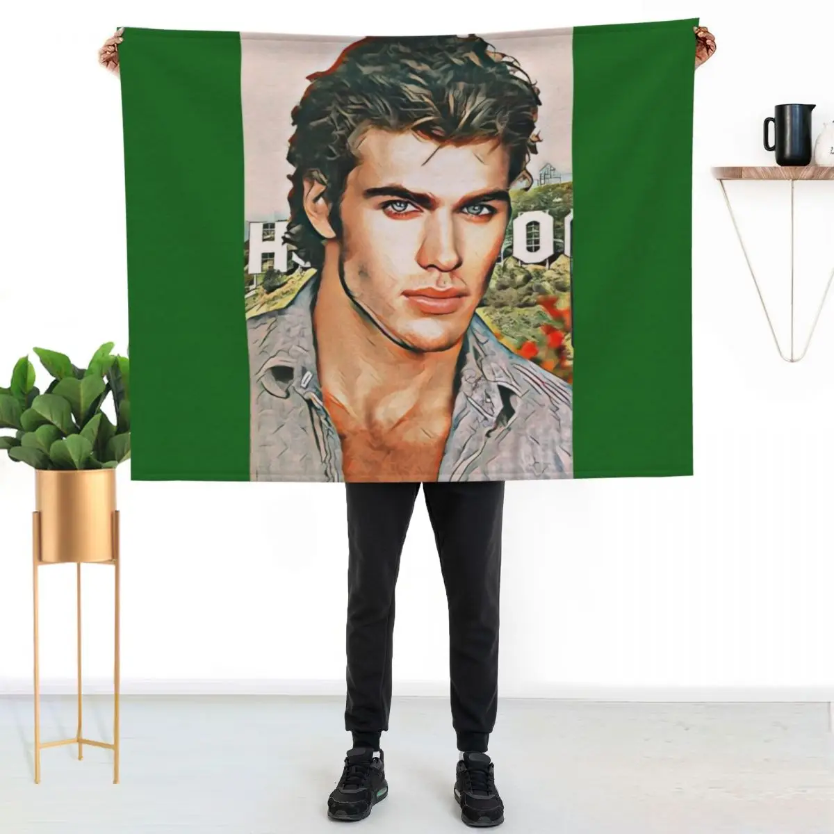 

JON ERIK HEXUM Throw Blanket Soft Comfort Blanket for Reading Watching TV