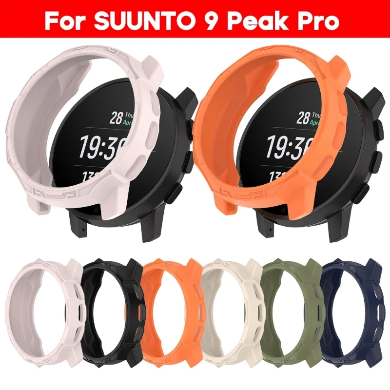 

For SUUNTO 9 Peak-Pro Smartwatch Protective Case Lightweight Durable Soft-TPU Housing Protection-Shell Shockproof Cover