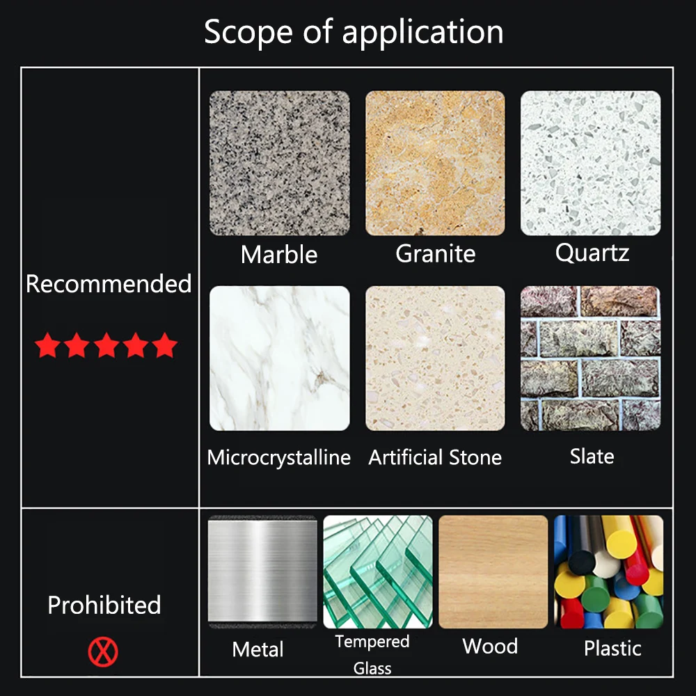 1pcs 1/2" Shank Vacuum Brazed Diamond Router Bits For Granite Marble Router Cutter Profiling Cutting Stone Edge Engraving Tools