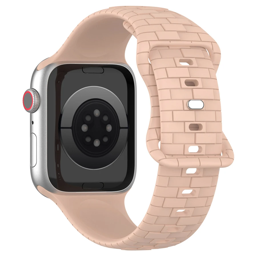 애플 워치 스트랩용 실리콘 밴드 44mm 45mm 40mm 41mm 42-46mm 스포츠 팔찌 iwatch 시리즈 8 7 6 5 4 9 10 11 SE-Ultra 2/3 49mm