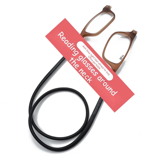 Imagen 2 del producto Gafas para hombre y mujer con presbicia, gafas de lectura magnéticas, cuello portátil con cuerda ajustable