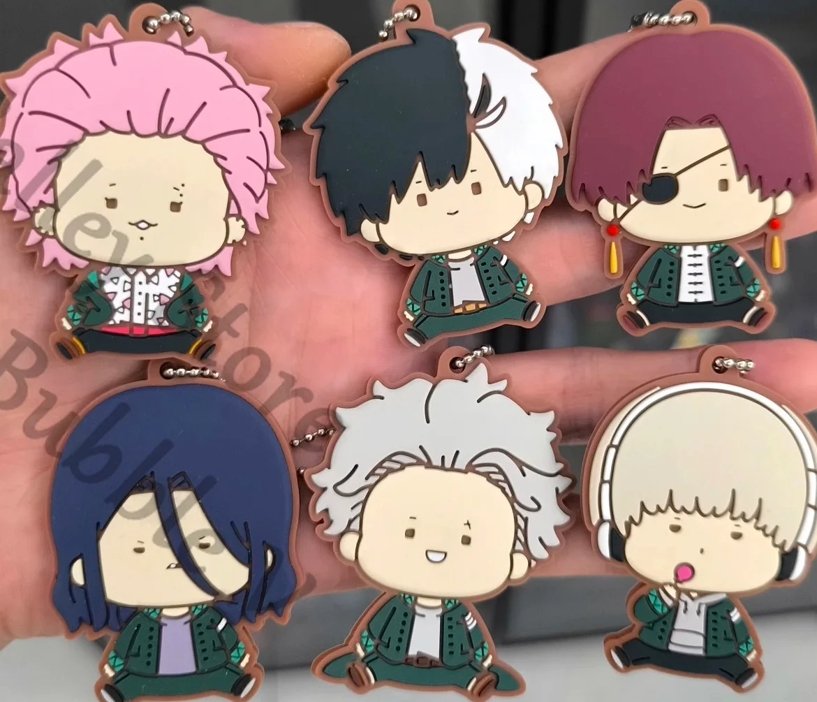 

ВИНТОВЫЙ ПРОВОД Аниме Сакура Харука Уммия Хадме Суо Кирю Косплей Резиновая подвеска в форме фасоли с глазами Мультяшный брелок для ключей Рождество