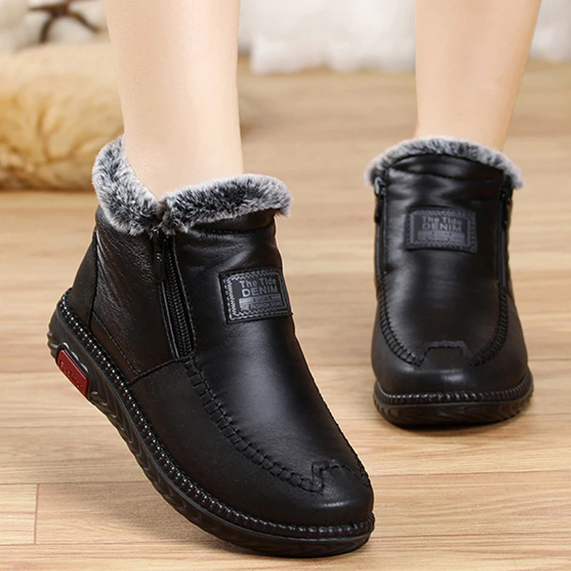 

Womens Snow Boots 2025 Fashion Waterproof Plush Casual Women Shoes Winter Shoes for Women Antislip Female Ankel Boots Women Boot