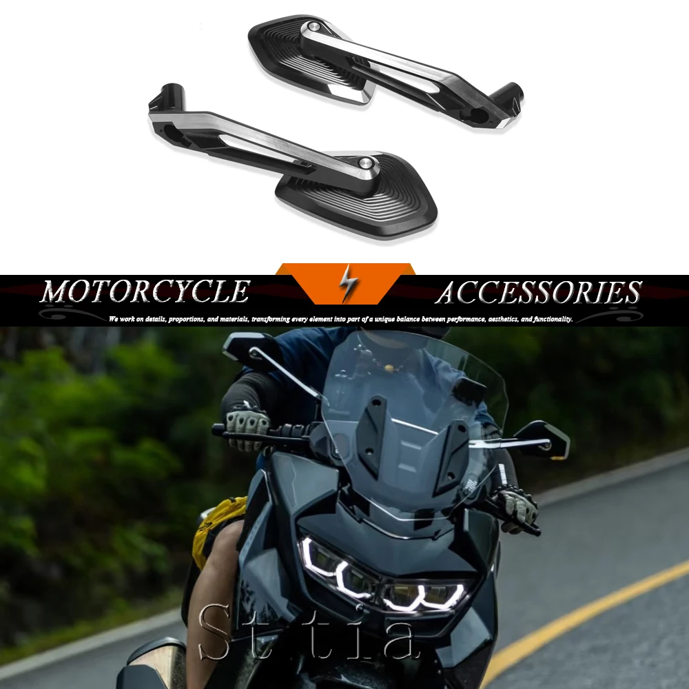 

For BMW C400GT C400 GT C400X C400 X Motorcycle Accessories CNC Aluminum Foldable Rearview Mirror Adjustable Side Mirror