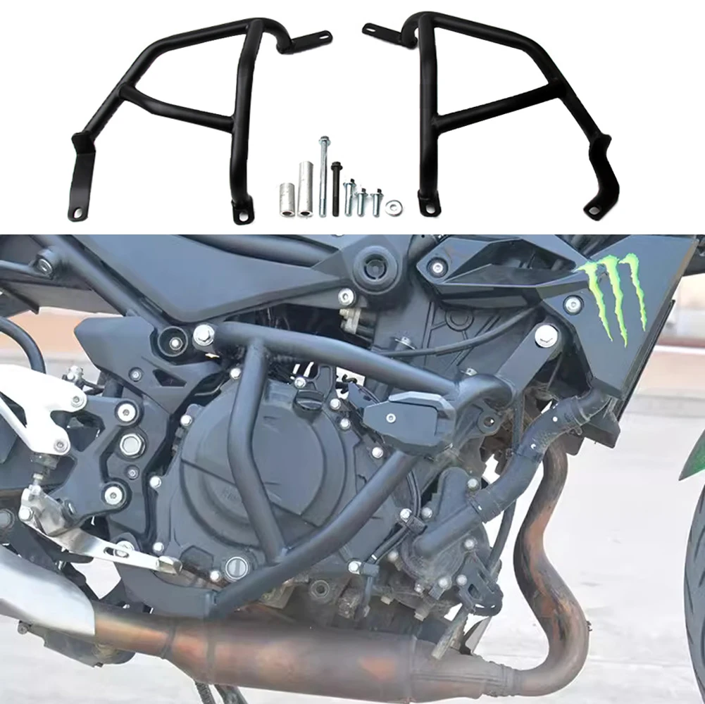 Motorcycle Engine Crash Bar Protection Anti falling bar bumper protection bar For Kawasaki Z250 Z400 2018 2019 2020 2021 2022