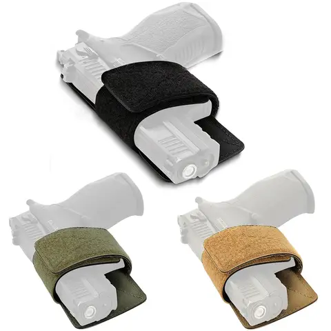 Universal Gun Holster Concealed Carry Pistol Holster Quick Draw Handgun Pouch Glock Holster for Fanny Bag Backpack Vest Holder