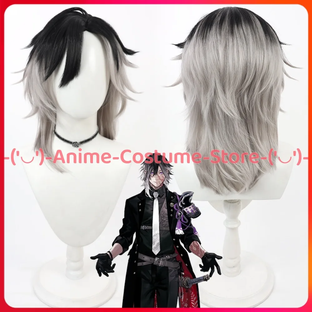 

Touken Ranbu Sanekage Mitsutada Cosplay Wig Anime Game Character Halloween Carnival Party Costume Heat Resistant Synthetic Hair