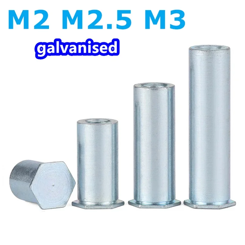

Rivet stud blind hole BSO riveting piece Pressure plate screw nutM2 M2.5 M3 hexagon head blind hole studs