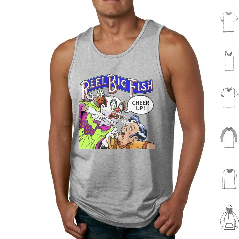 Cheer Up Reel Big Fish Tank Tops Vest Sleeveless Skinhead Skinhead Reggae Skinhead Pride Skinhead Girl Rudeboy Ska Rocksteady