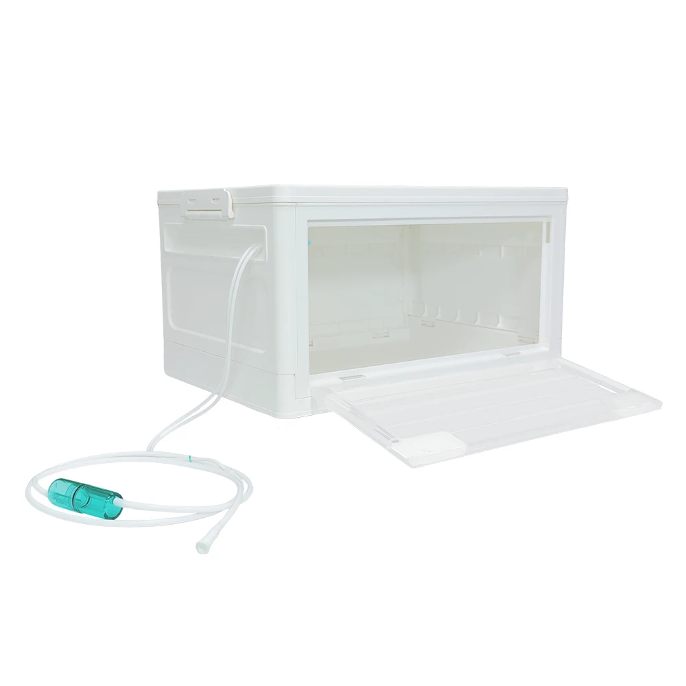 Pet Hydrogen Nebulizer Box - Respiratory Support For Cats/Dogs, Collapsible Transparent Chamber