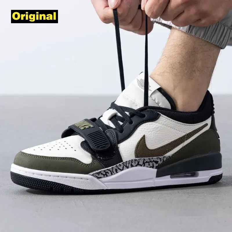 Мужская спортивная обувь Nike Air Jordan Legacy 312 Low AJ 312, удобные дышащие, износостойкие баскетбольные кроссовки CD7069-120