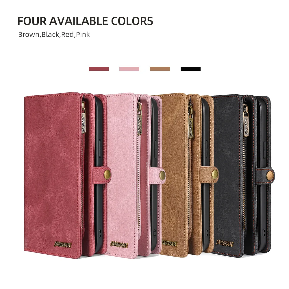 Luxury Wallet Shoulder Bag Phone Case For iPhone 6 6s 7 8 Plus X Xs Xr XsMax SE2020 11 12 13 14 15 Mini Pro ProMax bumper Case