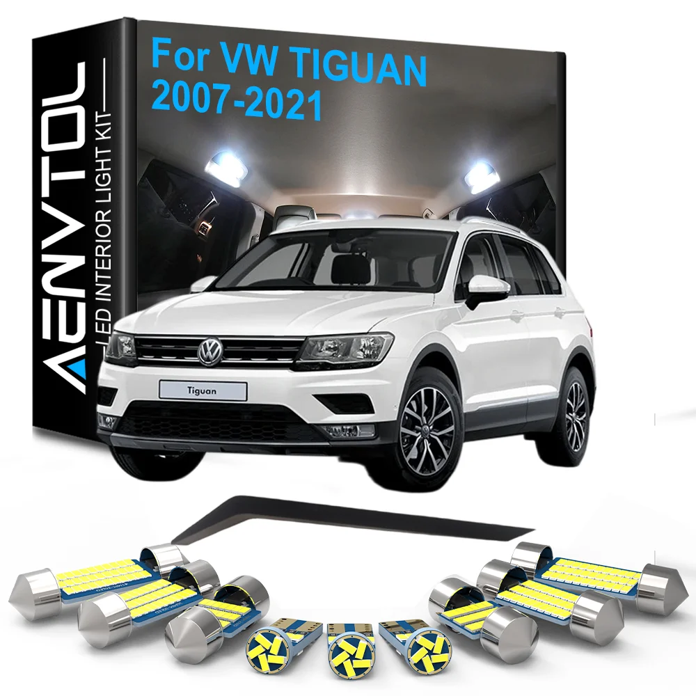 Auto-Innenraum-LED-Leuchten Canbus für VW Volkswagen Tiguan 5N AD1 AX1 MK1 MK2 2007-2016 2017 2018 2019 2020 2021 2022 LED