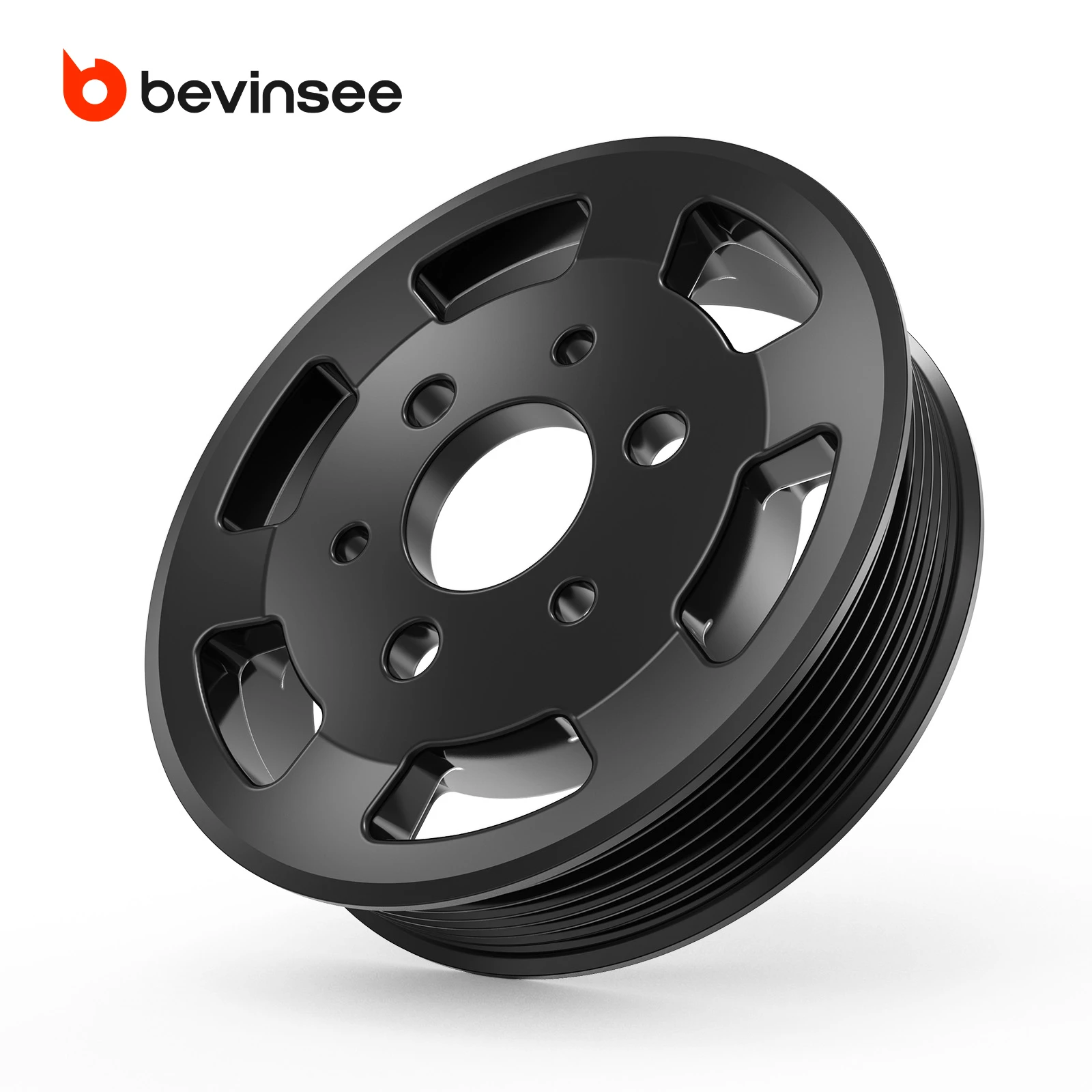 

BEVINSEE Heavy Duty Power Steering Pulley for BMW N55 E90 E92 E82 E88 E91 E93 E84 135i 335i 335xi 35iX, Replace for 32427582947