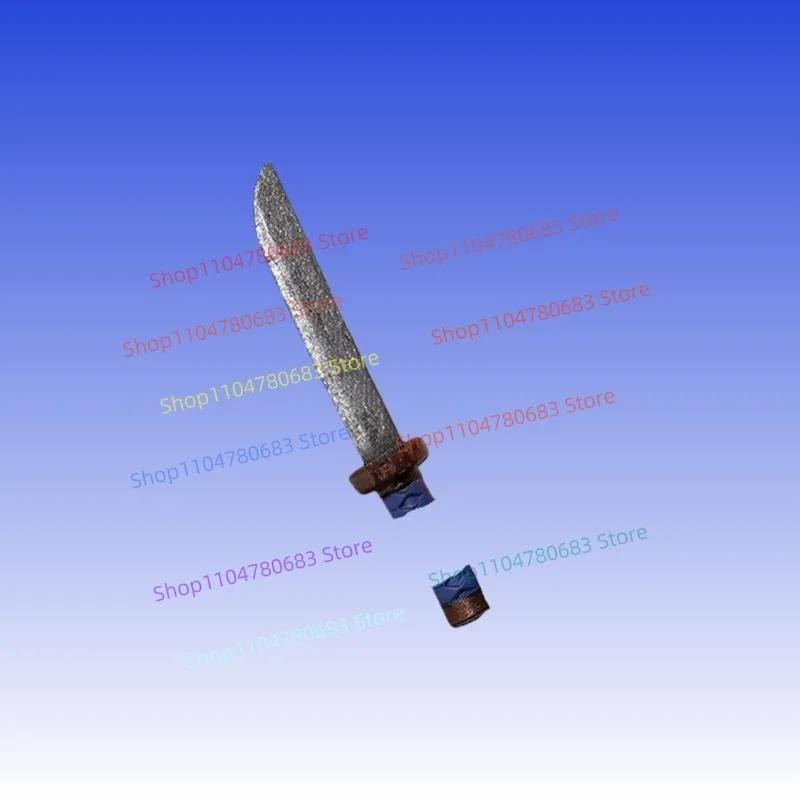 MOC بنة شخصية صغيرة كاتانا ملحقات التجمع نموذج عرض تمثال أنيمي لعبة من الكارتون هدية عيد هواية تحصيل