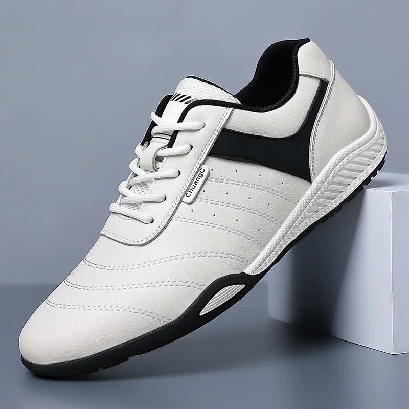 New Arrival Men's Shoes High-Quality Two-Layer Cowhide Fashion Casual Leather Sneakers