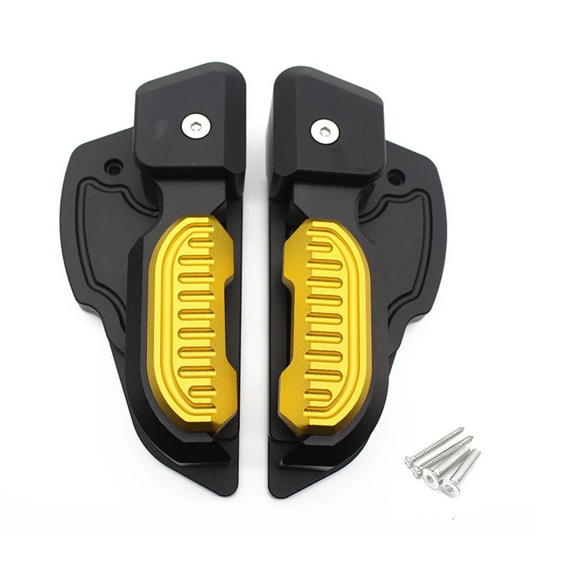 

Motorcycle Rear Passenger Footpegs Foldable Pedals Rests For Vespa Primavera Sprint 125 150