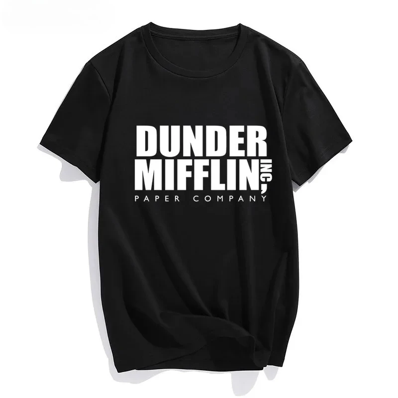 

DUNDER MIFFLIN PAPER INC office tv show Mens T-Shirt Boy Girl Summer T shirt Unisex Clothes