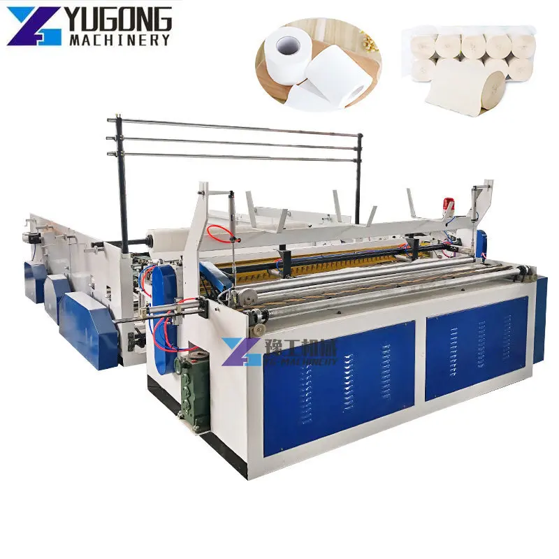 Semi-auto Toilet Paper Production Line Manual Band Saw Cutting Machine for Toilet Paper Toilet Paper Making Machine Complete Set