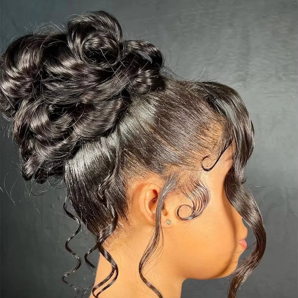 

CEXXY 360 HD Lace Frontal Wigs Human Hair 300% High Density Body Wave HD Lace Front Wigs with Baby Hair Around 100% Human Hair