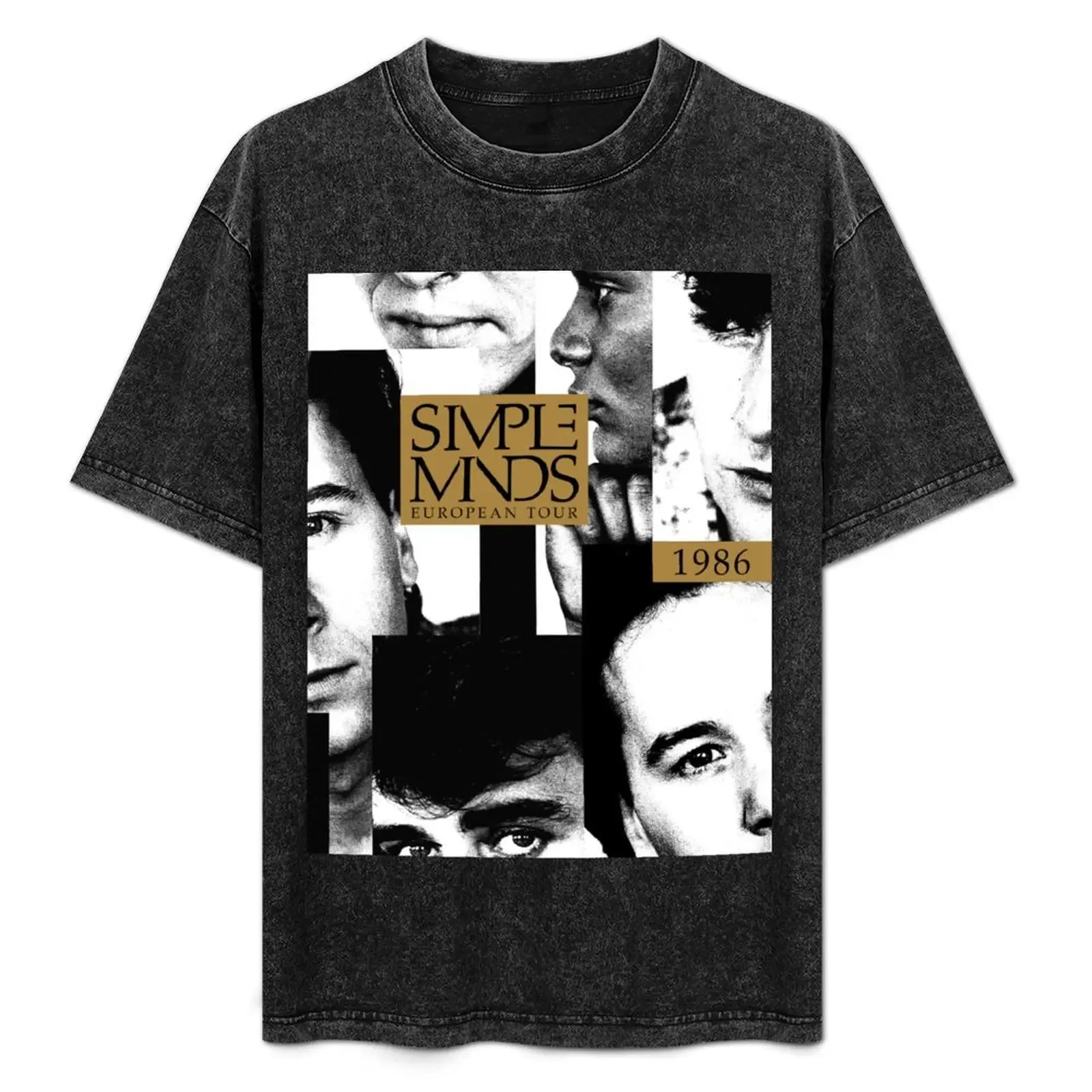 

Simple Minds - Once Upon A Time European Tour 1986 T-Shirt vintage anime shirt Funny t-shirts clothes for men