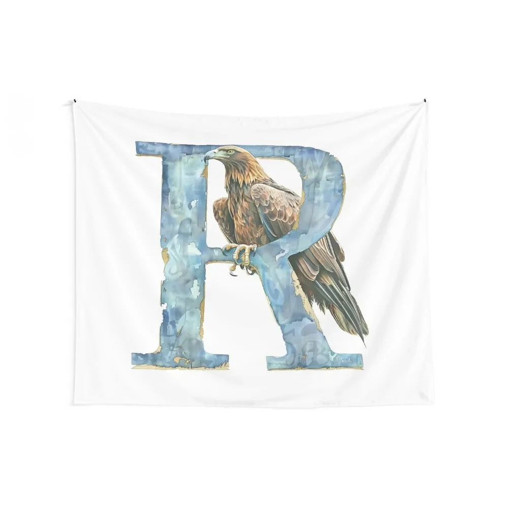 Eagle and the letter R - Patina - Fantasy Tapestry Wall Hanging Room Decorations Bedroom Decorations Tapestry