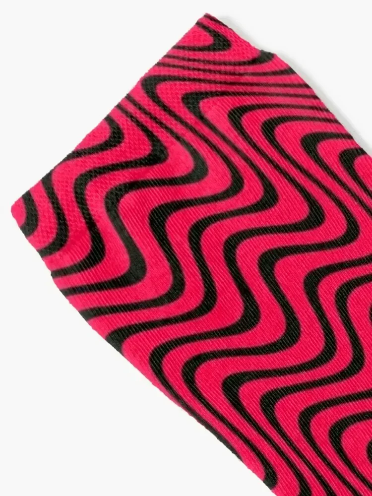 PewDiePie Red And Black Socks bright garter designer brand custom sports New year's Socks Women's Men's