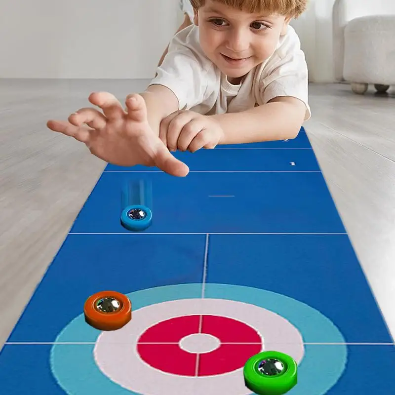 

3 In 1 Fun Sports Game Set Multifunctional Desktop Tiny Bowling Game Indoor Mini Shuffleboard Game For Adults Kids Families Gift