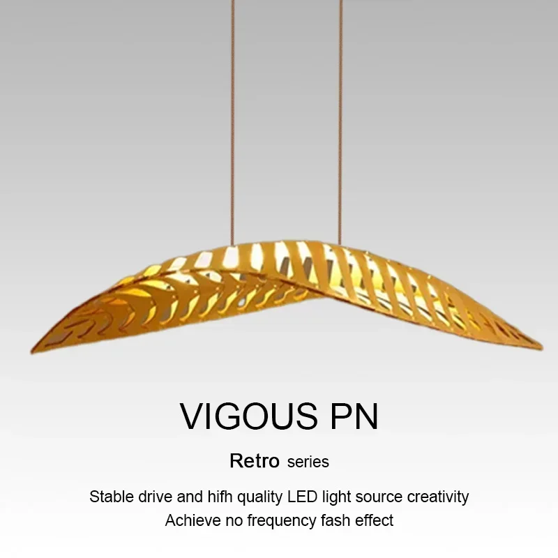 

Wood Fish Nordic Minimalist Wabi Sabi Bone Pendant Chandelier - Restaurant Bar Cafe Dining Room Lighting Home Decor Lamp