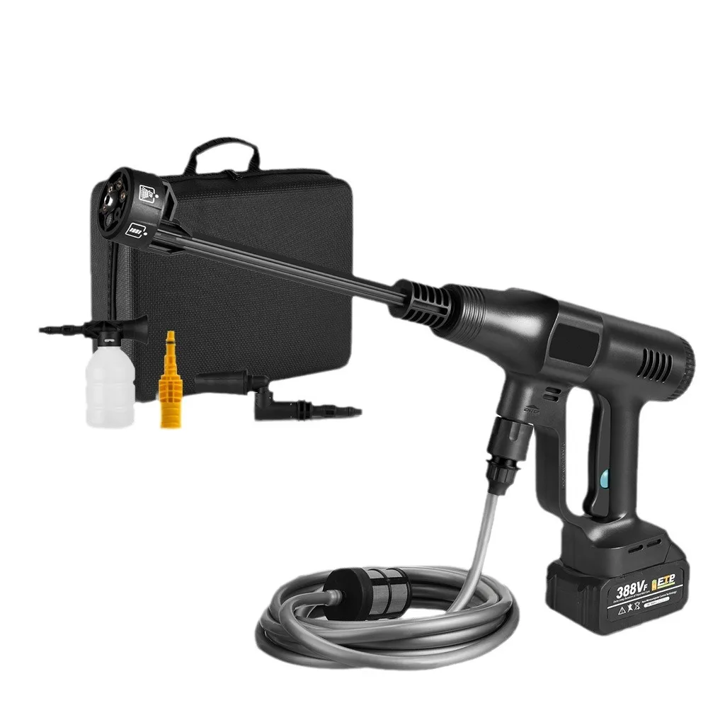 Мощная беспроводная автомойка по индивидуальному заказу, бытовой водяной пистолет высокого давления, мощное устройство для мойки автомобилей