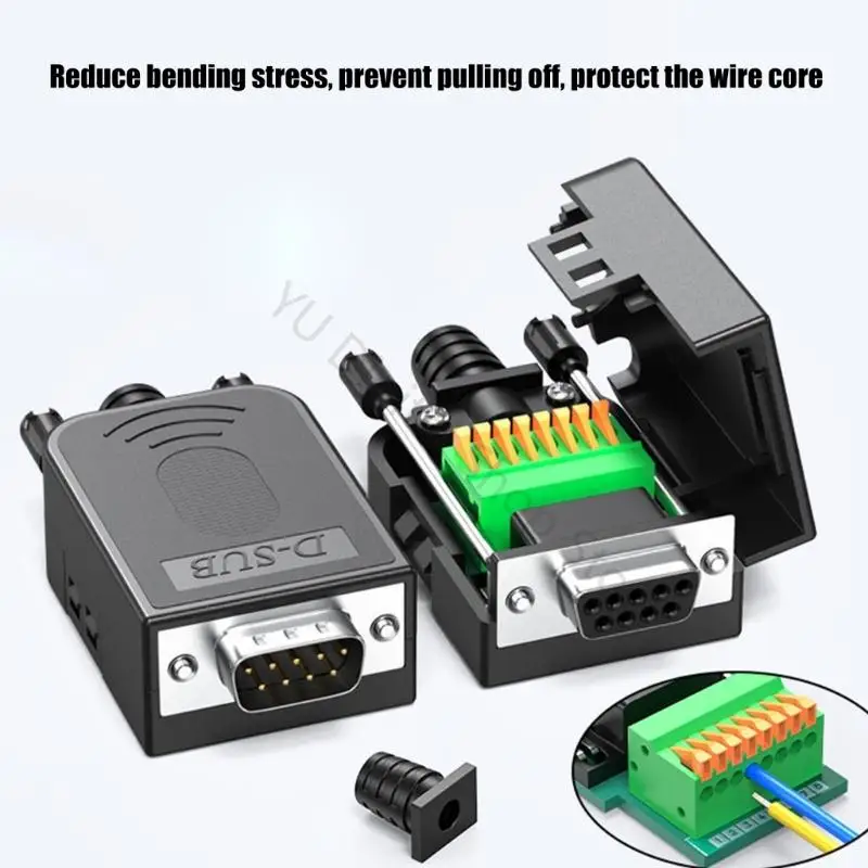96ba-9pin-breakouts-conectores-adaptador-terminal-serial-para-tarefas-fiacao-rs232-conectores-com-terminal-parafuso